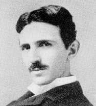 Bild von Nikola Tesla im Alter von 37 Jahren. Quelle:http://de.wikipedia.org/w/index.php?title=Datei:Tesla_photograph.jpg&filetimestamp=20080926213225